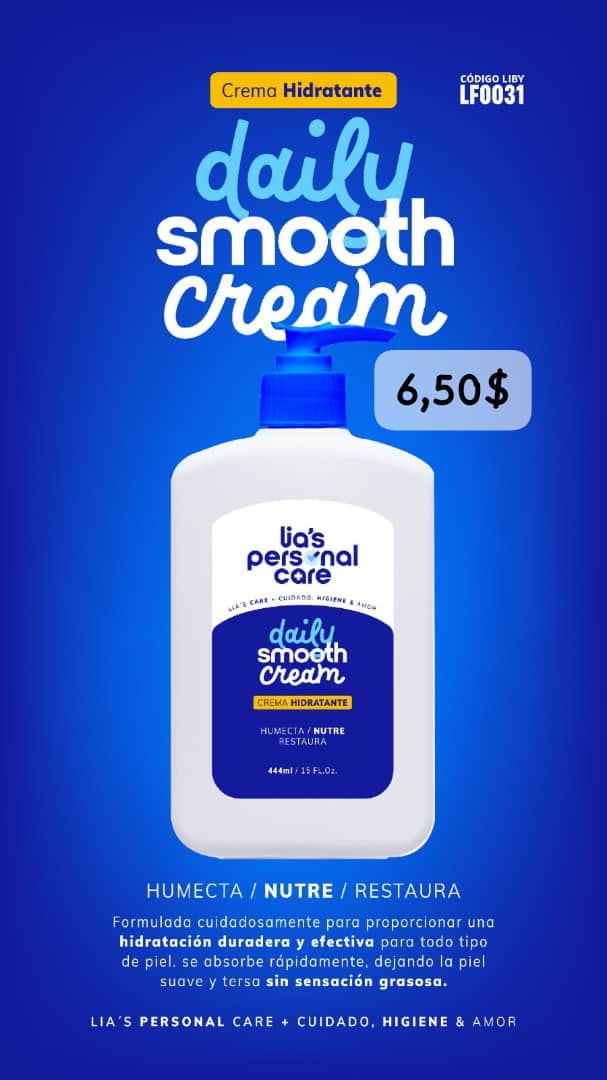 Crema Hidrante Daily smooth cream