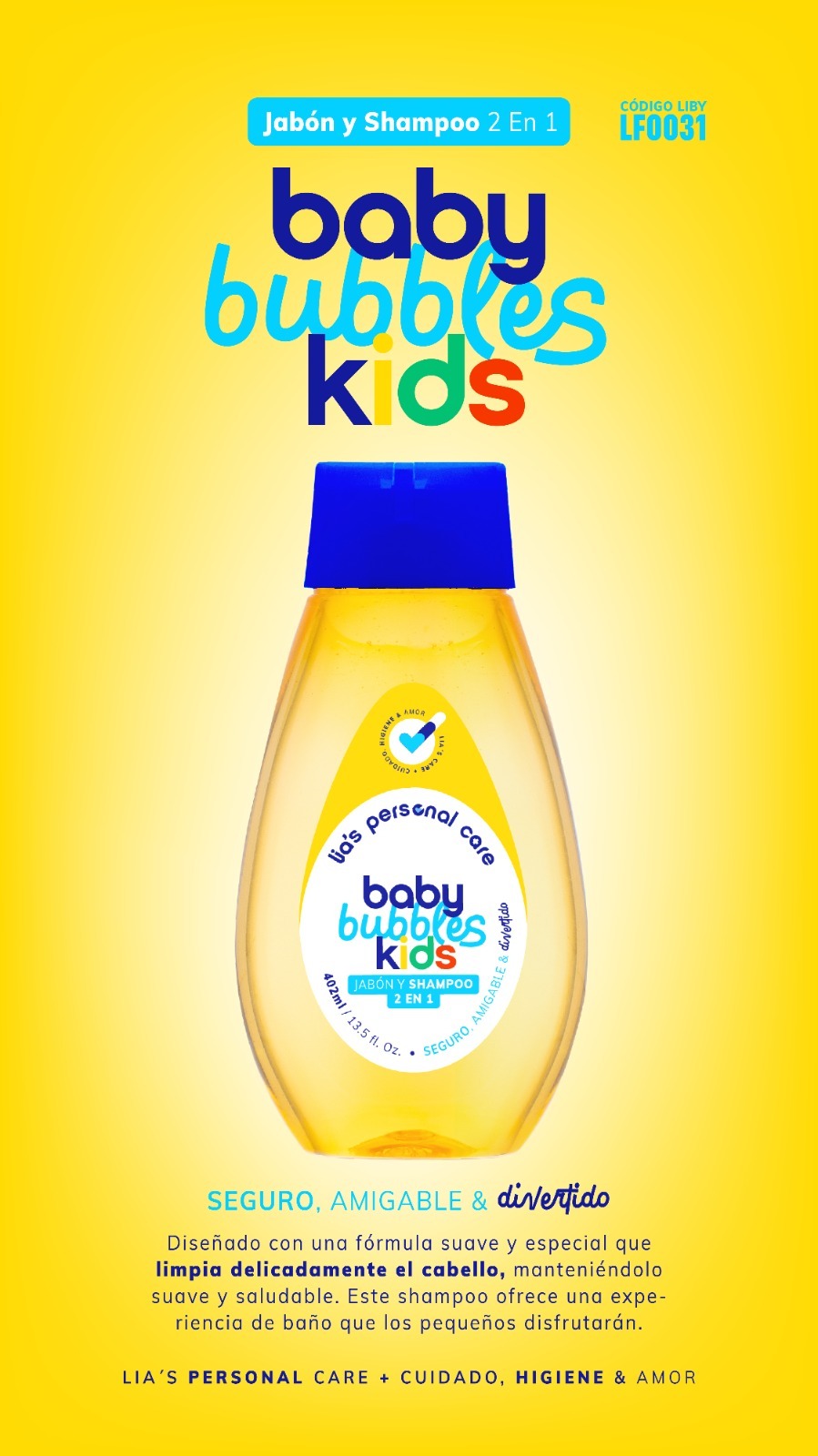 Jabón y shampo para niños