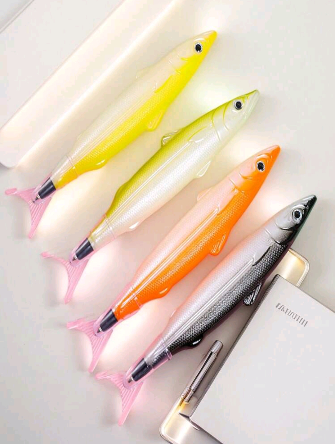 Bolígrafos en forma de pescado